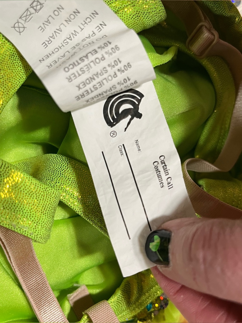 Kids' Lime Green Costume Jacket